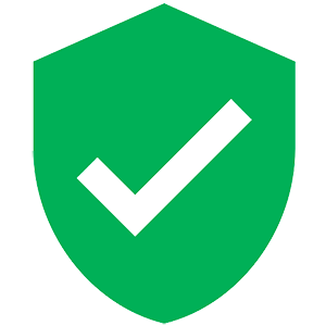 Icon of a green shield with a white checkmark in the center